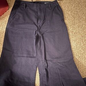 Black Wide-Leg Pants